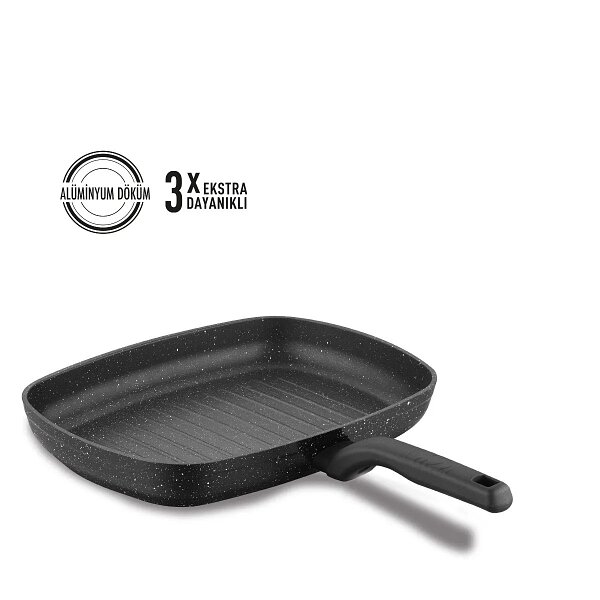 Korkmaz Ornella 35x25 cm Dikdörtgen Grill Tava A1121 - 1
