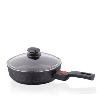 Korkmaz Ornella Pratik Kısa Tencere 24x6,5 cm A2962 - Korkmaz