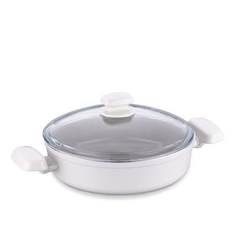 Korkmaz Ornella Sera Vanilya 26x7 cm Kısa Tencere A3975 - Korkmaz (1)