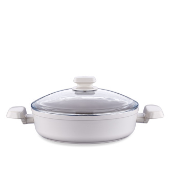 Korkmaz Ornella Sera Vanilya 26x7 cm Kısa Tencere A3975 - Korkmaz