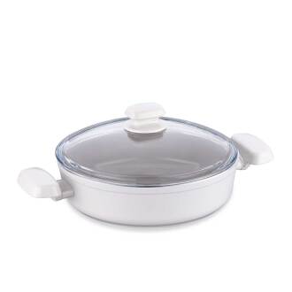 Korkmaz Ornella Sera Vanilya Kısa Tencere 24x6,5 cm A3974 - 2