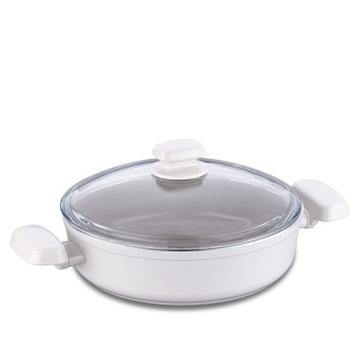 Korkmaz Ornella Sera Vanilya Kısa Tencere 28x7,5 cm - Korkmaz (1)