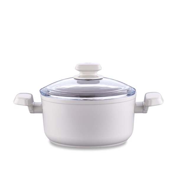 Korkmaz Ornella Sera Vanilya Tencere 24x12,5 cm A3972 - 1