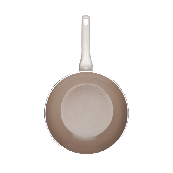 Korkmaz Ornella Sera Vanilya Wok 24x6,5 cm A3984 - 3