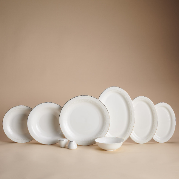 Korkmaz Oueen Collection 60 Parça Yemek Takımı A9850 - 1