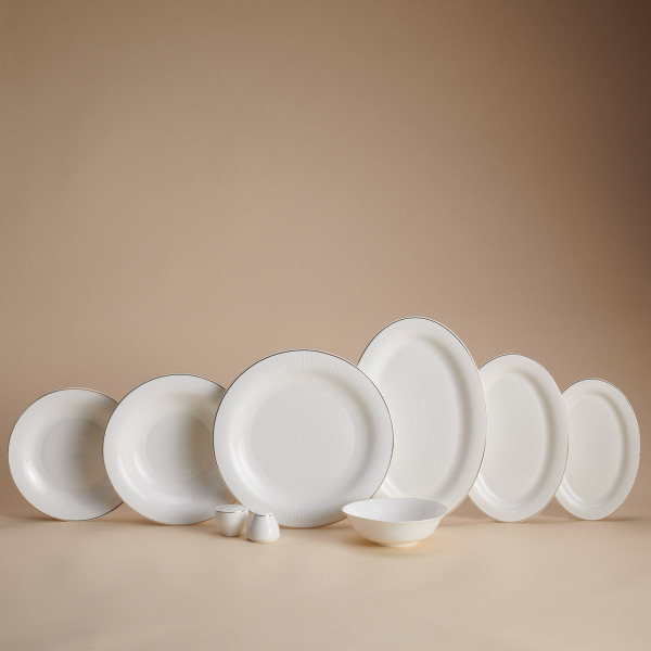 Korkmaz Oueen Collection 60 Parça Yemek Takımı A9853 - 1