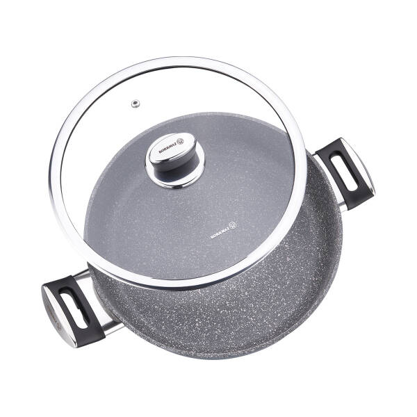 Korkmaz Palma Kısa Tencere 28x7,5 cm A3907 - 3