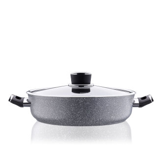 Korkmaz Palma Kısa Tencere 28x7,5 cm A3907 - Korkmaz