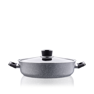 Korkmaz Palma Kısa Tencere 24x6,5 cm A3905 - Korkmaz