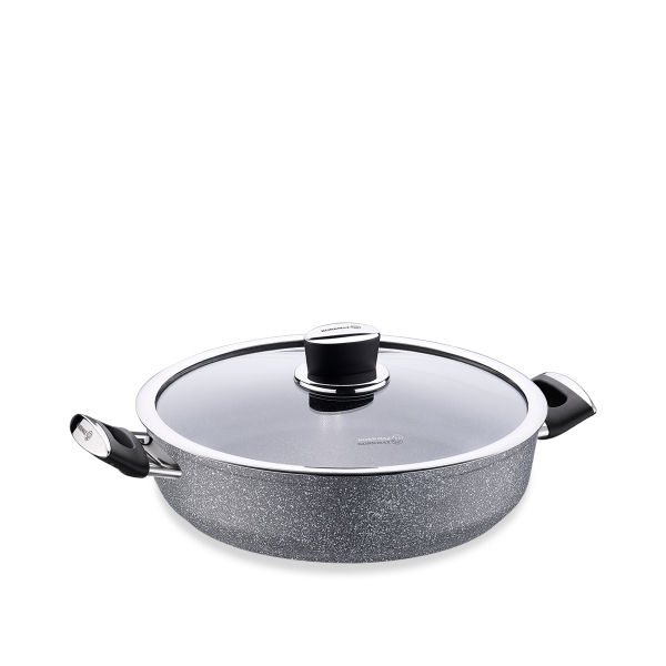 Korkmaz Palma Kısa Tencere 24x6,5 cm A3905 - 2