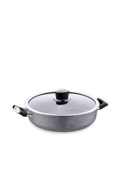 Korkmaz Palma Kısa Tencere 24x6,5 cm A3905 - 2