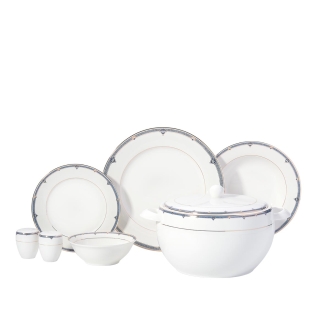 Korkmaz Perla Collection 60 Parça Yuvarlak Yemek Takımı A8374 - Korkmaz