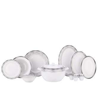 Korkmaz Perla Collection 60 Parça Yuvarlak Yemek Takımı A8360 - Korkmaz
