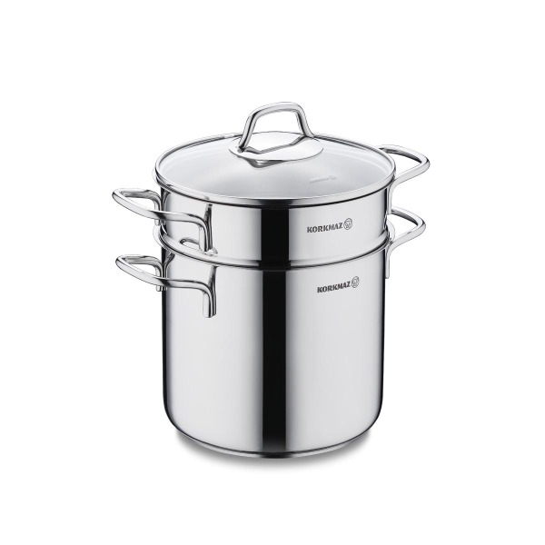 Korkmaz Perla 20x18 cm Spagetti Tencere Seti A1523 - 2
