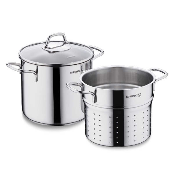 Korkmaz Perla 20x18 cm Spagetti Tencere Seti A1523 - 1
