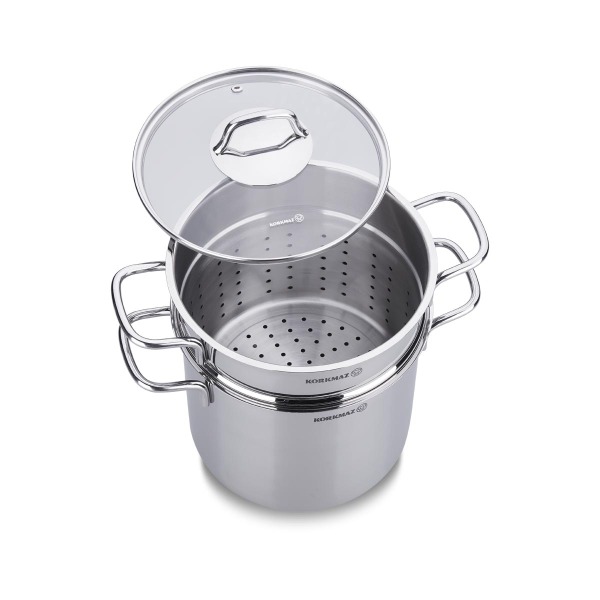 Korkmaz Perla 20x18 cm Spagetti Tencere Seti A1523 - 4