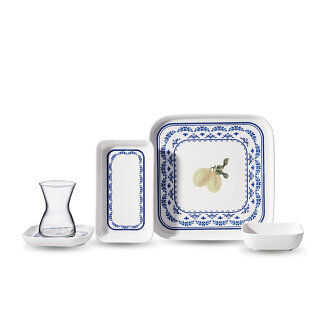 Korkmaz Plaza Collection 25 Parça Kahvaltı Takımı A8854-1 - Korkmaz