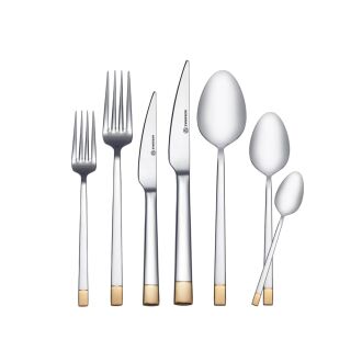 Korkmaz Polina Gold 84 Parça Çatal Kaşık Bıçak Seti A2515 - Korkmaz (1)