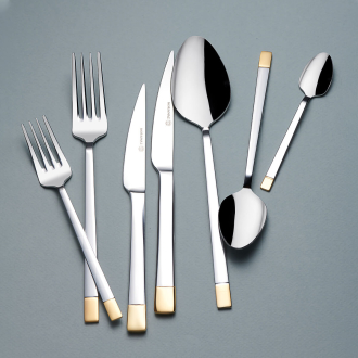 Korkmaz Polina Gold 84 Parça Çatal Kaşık Bıçak Seti A2515 - Korkmaz