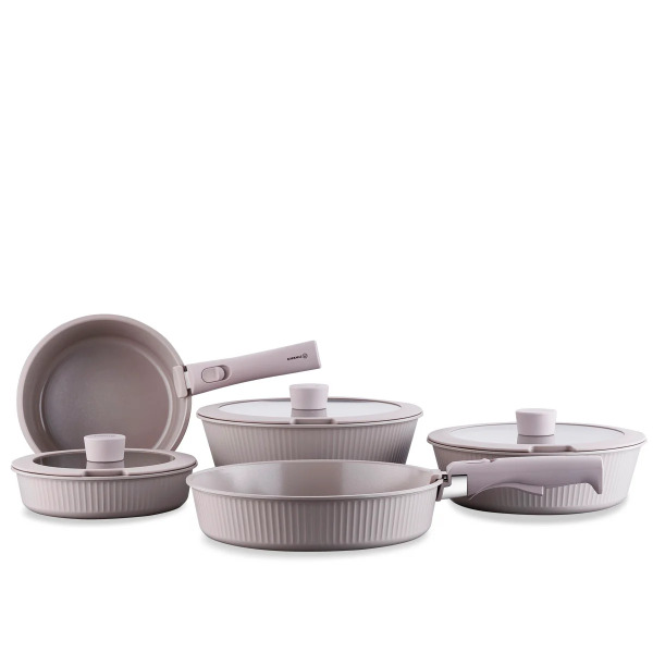 Korkmaz Pratika 10 Parça Tencere Tava Seti A2799 - Korkmaz