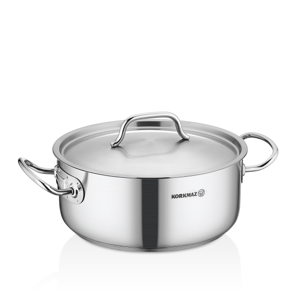 Korkmaz Proline Gastro Kısa Tencere 36x10 cm A2744 - 1