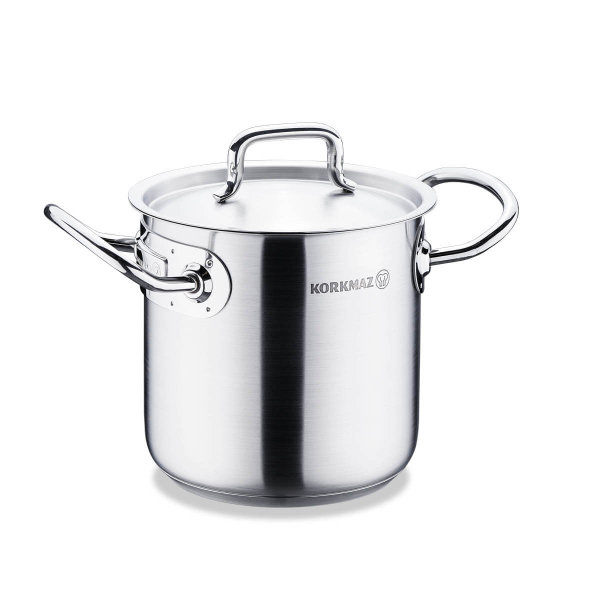 Korkmaz Proline Gastro Satin Ekstra Derin Tencere 14x14 cm A2745 - 1