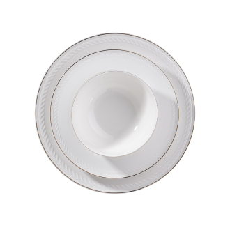 Korkmaz Roma Collection 53 Parça Gold Yemek Takımı A9881 - 2