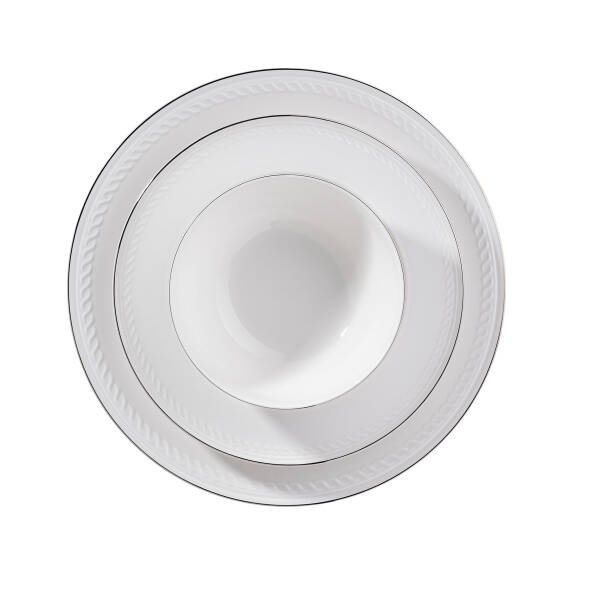 Korkmaz Roma Collection 53 Parça Platin Yemek Takımı A9882 - 2