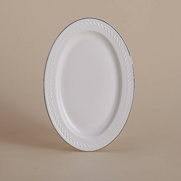 Korkmaz Roma Collection 53 Parça Platin Yemek Takımı A9882 - 5