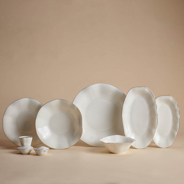 Korkmaz Rosa Collection Gold 30 Parça Yemek Takımı A9801 - 1