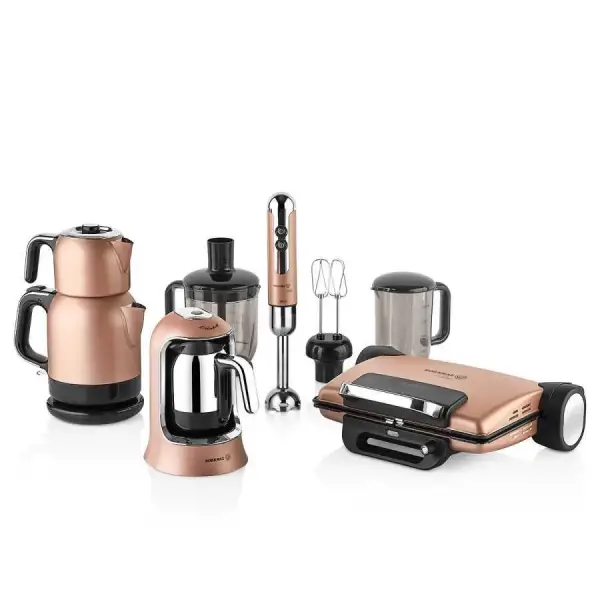 Korkmaz Rosagold 14 Parça Elektrikli Çeyiz Seti A1817 - 1