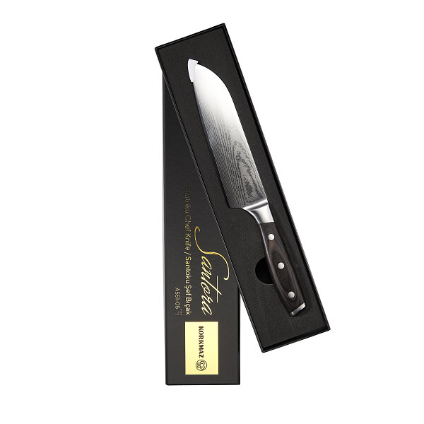 Korkmaz Santora Blade 17,8 cm Santoku Şef Bıçak A551-05 - 2