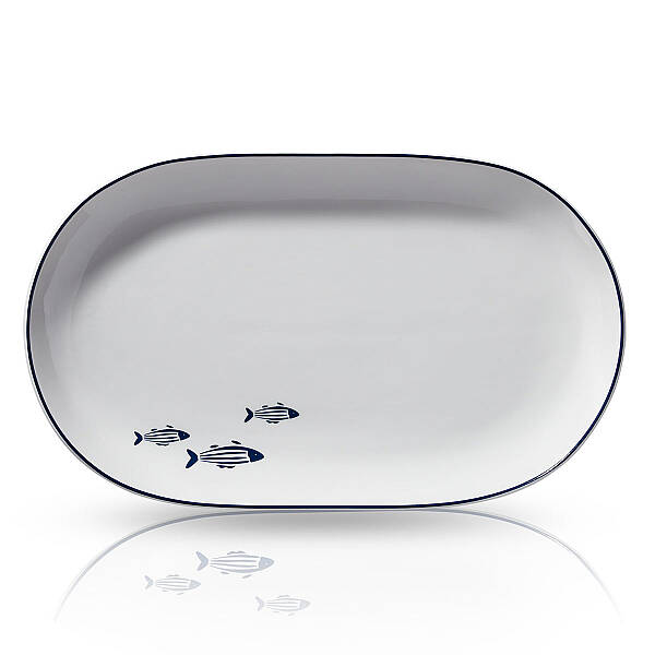 Korkmaz Sealife Collection Kayık Tabak 26 cm A5549-2 - 1