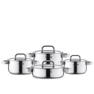 Korkmaz Silvera 8 Parça Tencere Seti A2788 - Korkmaz