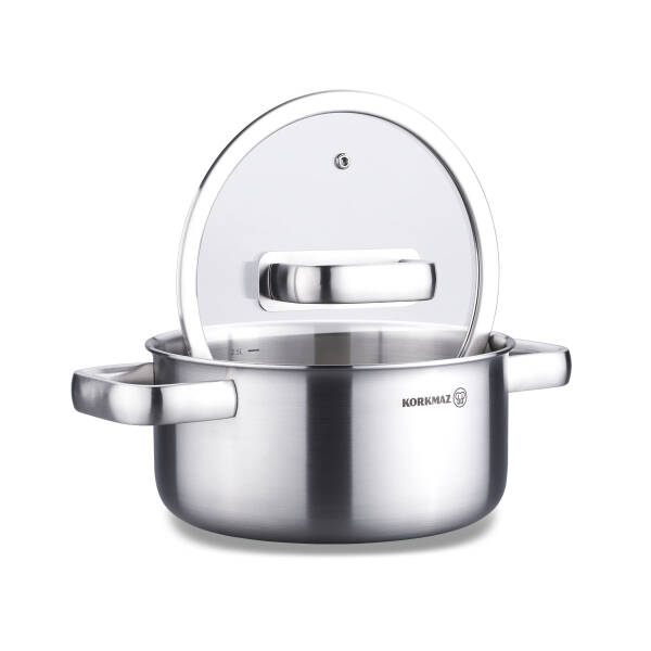 Korkmaz Silvera 8 Parça Tencere Seti A2788 - 3