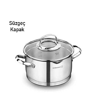 Korkmaz Steama 16x8 cm Tencere A1990 - Korkmaz