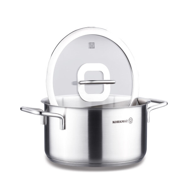 Korkmaz Stella Tencere 16x8 cm A2922 - 4