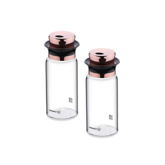 Korkmaz Stora Glass Rosegold Tuzluk Biberlik Seti A5528 - Korkmaz