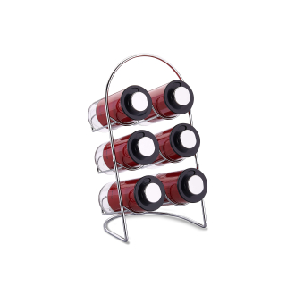 Korkmaz Stora Plus Kırmızı 7 Parça Baharat Seti A5523-1 - Korkmaz