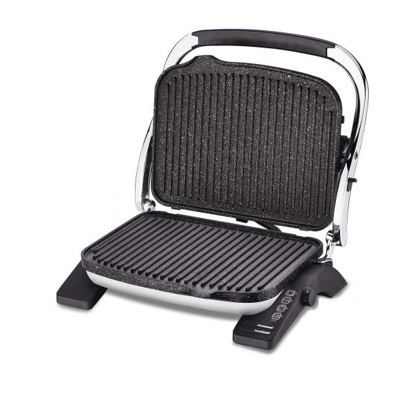Korkmaz Tostkolik Satin/Siyah Granit Tost Makinesi A328-06 - 2