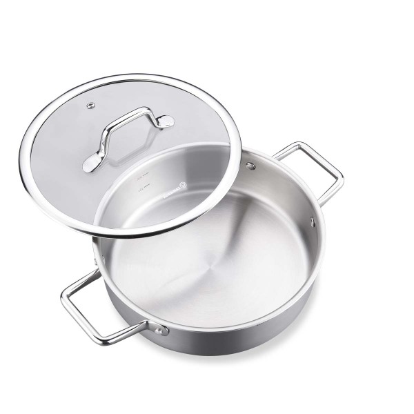 Korkmaz Tria Kısa Tencere 24x8 cm A2095 - 4