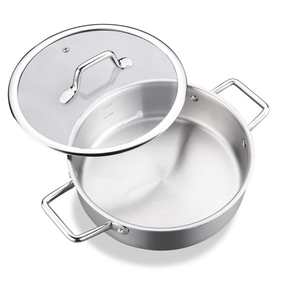 Korkmaz Tria Kısa Tencere 28x9,5 cm A2096 - 4