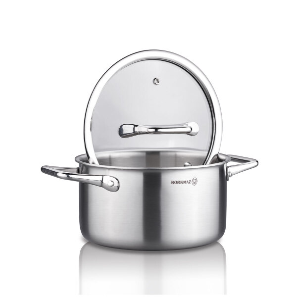 Korkmaz Tria Tencere 16x9 cm A2091 - 4