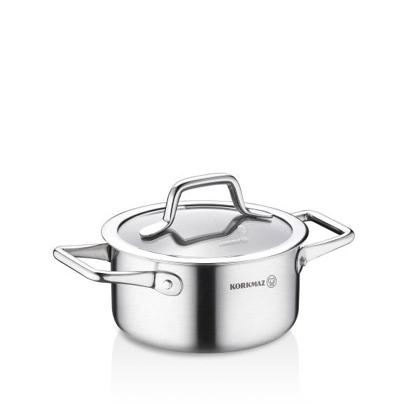 Korkmaz Tria Tencere 20x11,5 cm A2092 - 2