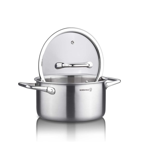 Korkmaz Tria Tencere 20x11,5 cm A2092 - 3