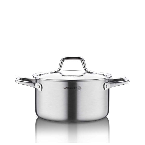 Korkmaz Tria Tencere 24x13 cm A2093 - 1