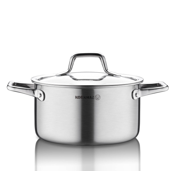 Korkmaz Tria Tencere 28x14 cm A2094 - 1