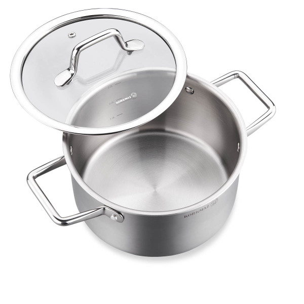 Korkmaz Tria Tencere 28x14 cm A2094 - 4