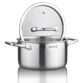 Korkmaz Tria Tencere 28x14 cm A2094 - 3