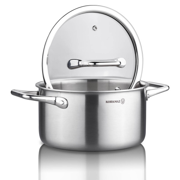 Korkmaz Tria Tencere 28x14 cm A2094 - 3